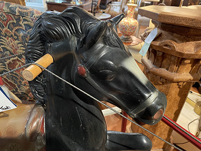 antique rocking horse